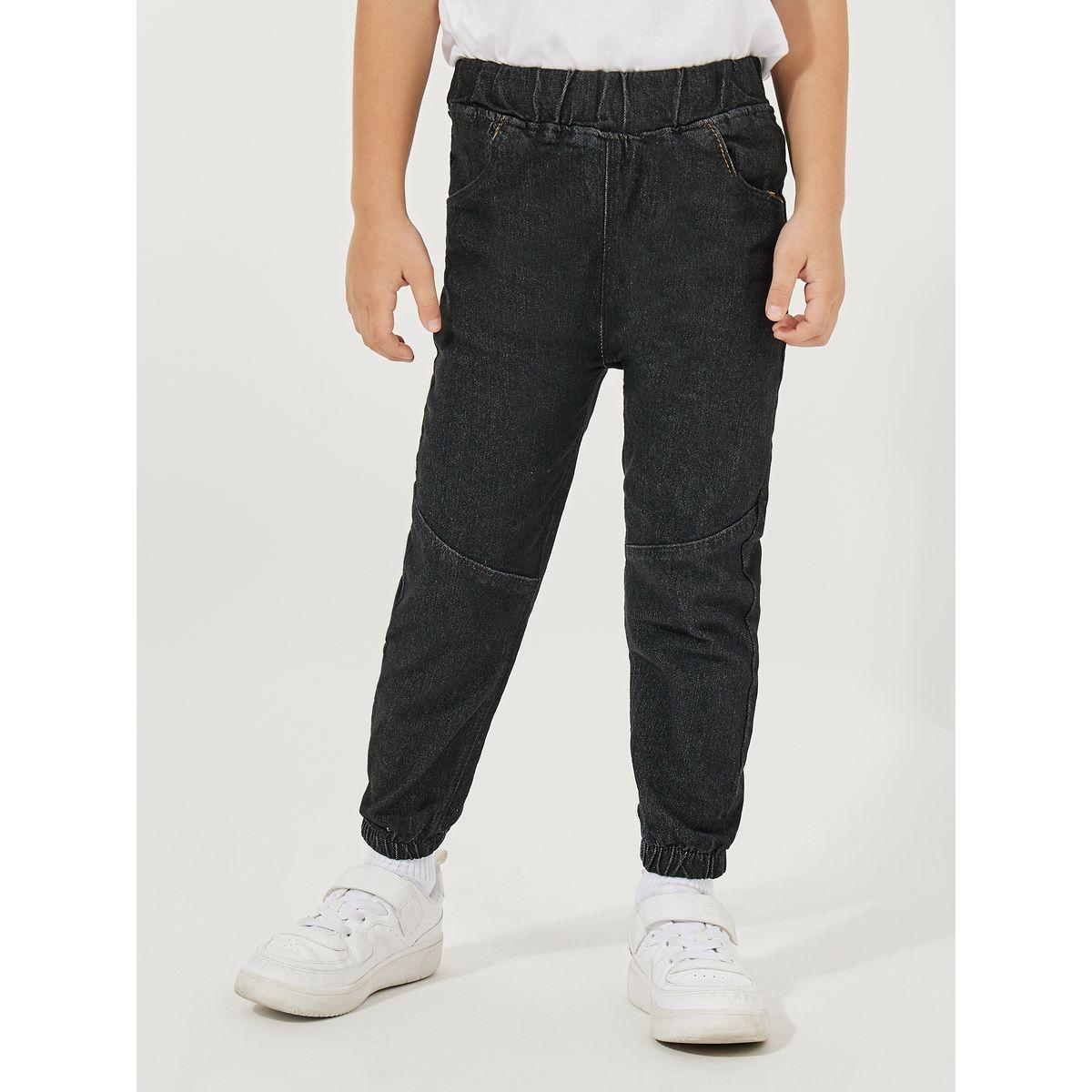 Styli Cut & Sew Panel Slim Fit Jeans-boys-clothing-bottoms-jeans-image-1
