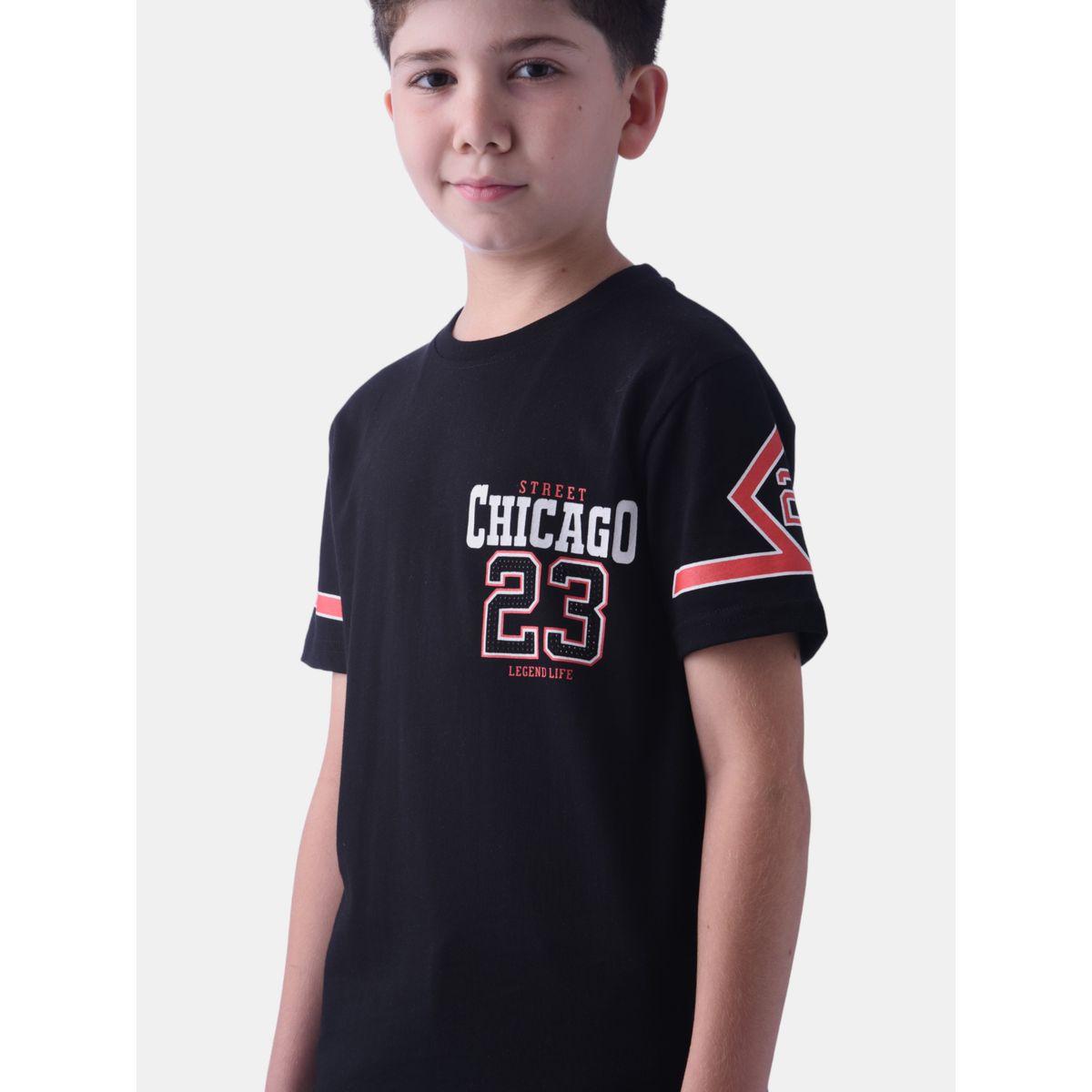 Victor and Jane X Styli  Chicago 23 Print Round Neck T-Shirt-boys-clothing-tshirtsandpolos-image-2