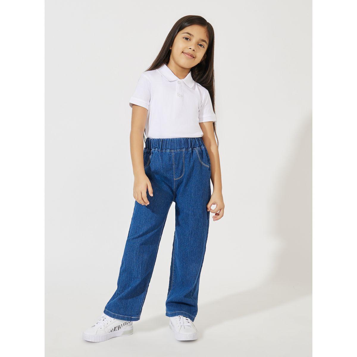 تيشيرت بياقة بولو وأكمام قصيرة-girls-clothing-tshirts-image-4