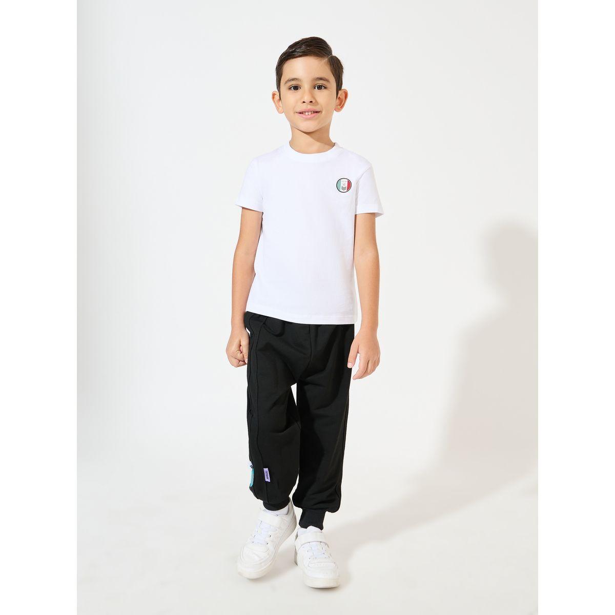 Styli Minimal Print Basic T-Shirt-boys-clothing-tshirtsandpolos-image-2