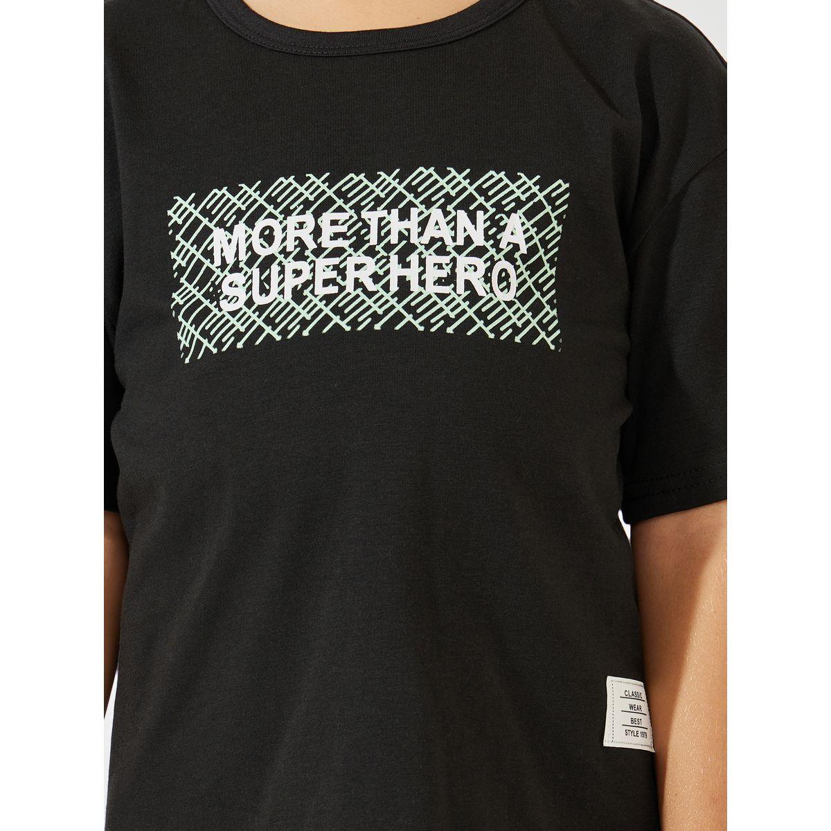 Styli Slogan Printed T-Shirt & Jogger Set-boys-clothing-setsandcoords-image-3
