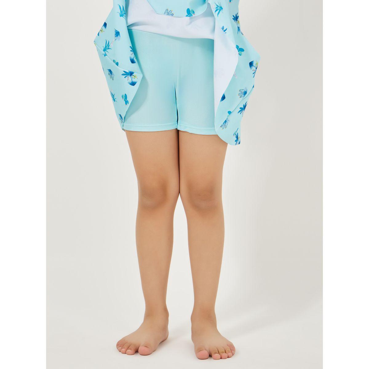 Styli Floral Print Skirted Swimsuit with Cap-girls-clothing-swimwear-image-5