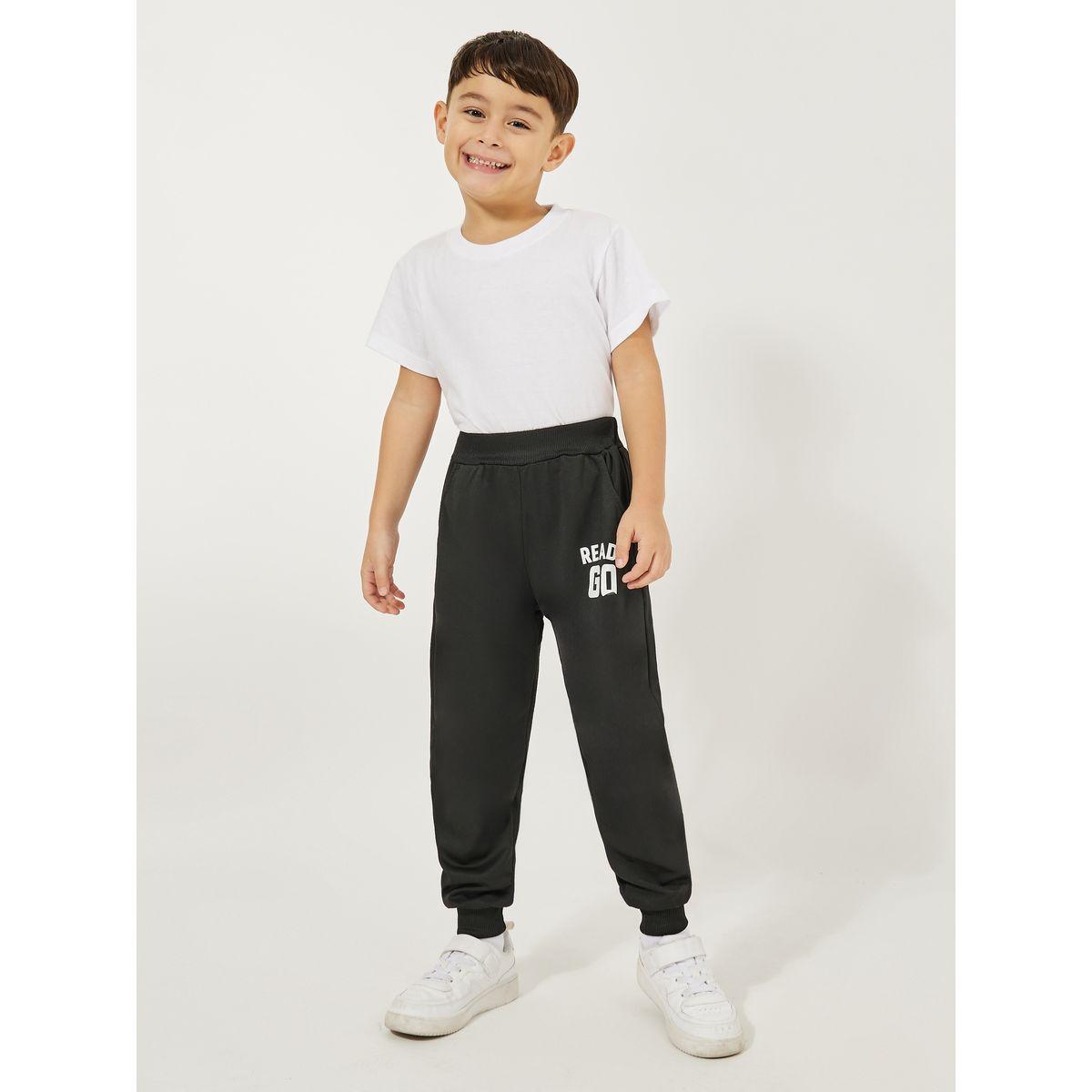 جوغر قطن مطبع بكتابة مع جيوب-boys-clothing-bottoms-joggersandtrackpants-image-2