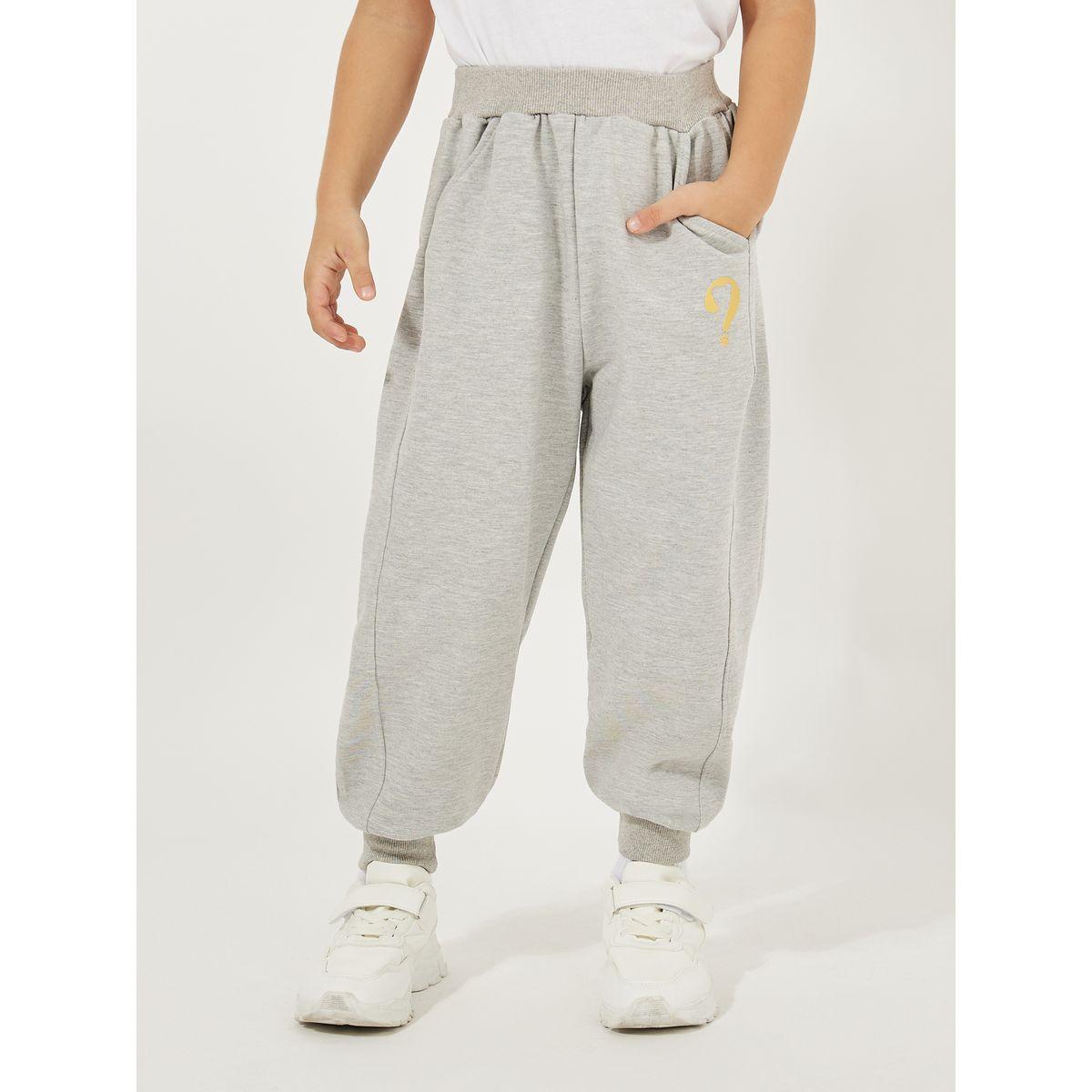 Styli Patch Slant Pocket Cotton Joggers-boys-clothing-bottoms-joggersandtrackpants-image-1