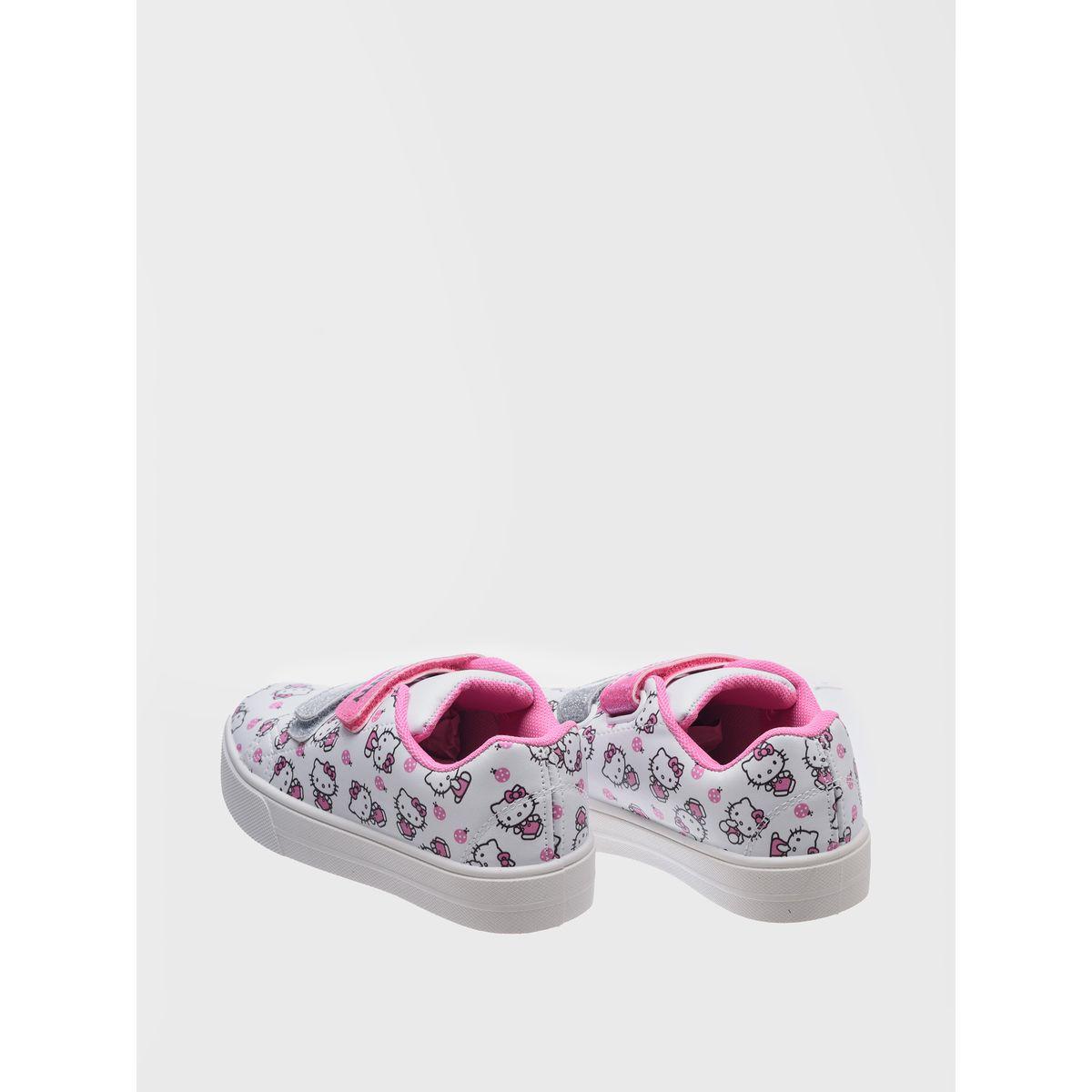 حذاء سنيكرز مطبع بطبعة هيلو كيتي أوربان هُول × ستايلي-girls-shoes-loafers-image-4