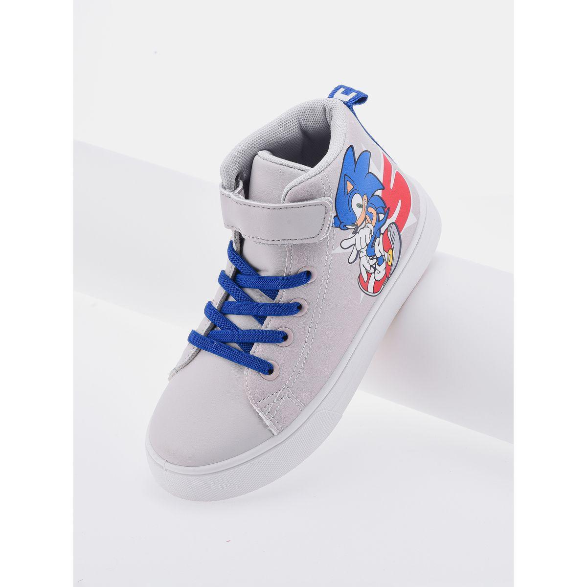 حذاء سنيكرز برقبة عالية وشريط لاصق للغلق أوربان هُول × ستايلي-boys-shoes-loafers-image-2