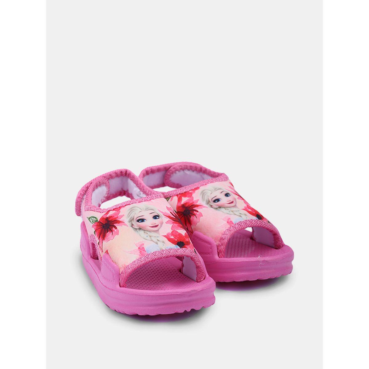 URBAN HAUL X Styli  Disney Frozen Sandals with Velcro Strap-girls-shoes-loafers-image-2