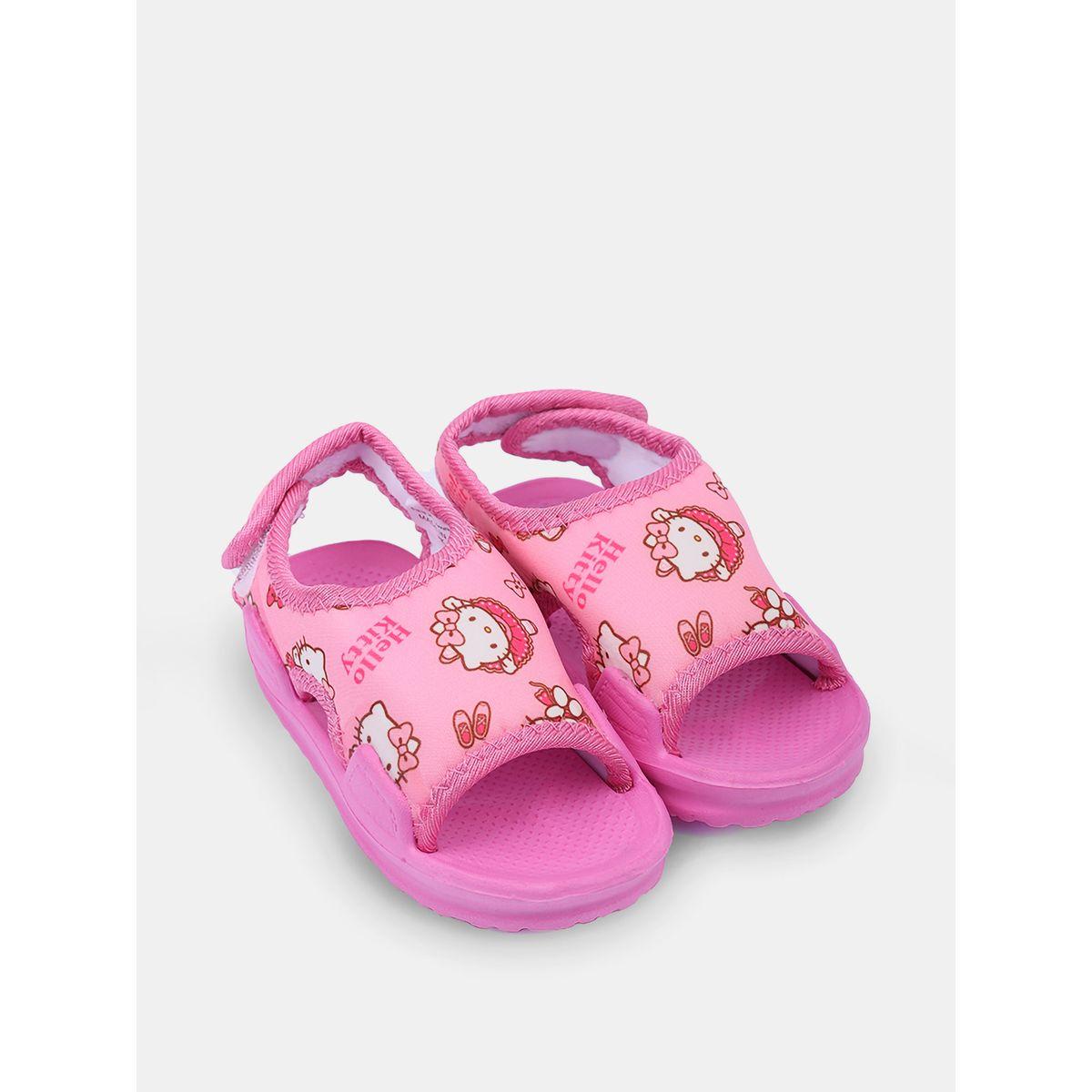 URBAN HAUL X Styli  Hello Kitty Sandals  with Velcro Strap-girls-shoes-sandals-image-1