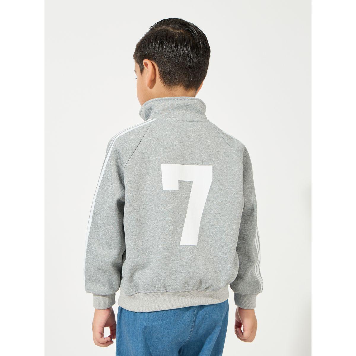 Styli Stand Collar Zipper Jacket with Raglan Sleeves-boys-clothing-jacketsandcoats-image-4