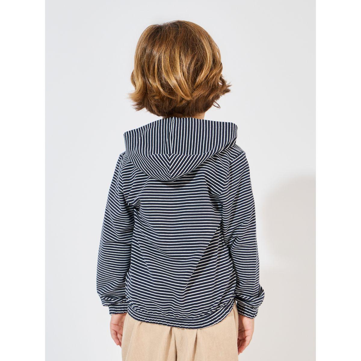 Styli Striped Hooded Zip Front Jacket-boys-clothing-jacketsandcoats-image-4