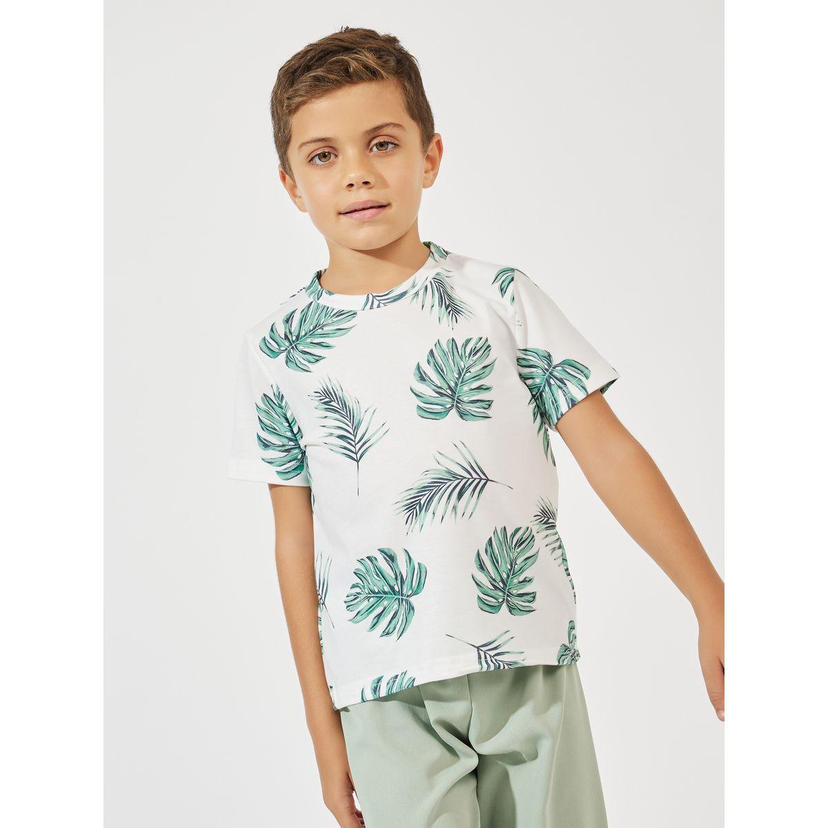 Styli Tropical Print T-Shirt & Pant Set-boys-clothing-setsandcoords-image-3