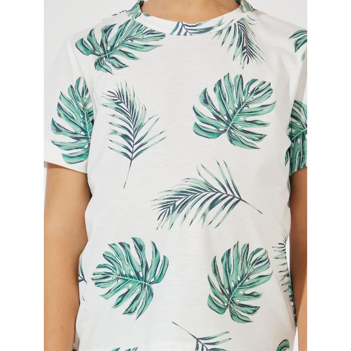 Styli Tropical Print T-Shirt & Pant Set-boys-clothing-setsandcoords-image-4