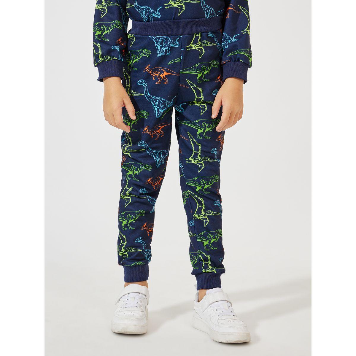 Styli Dinosaur Printed Light Weight Sweatshirt & Jogger Set-boys-clothing-setsandcoords-image-5