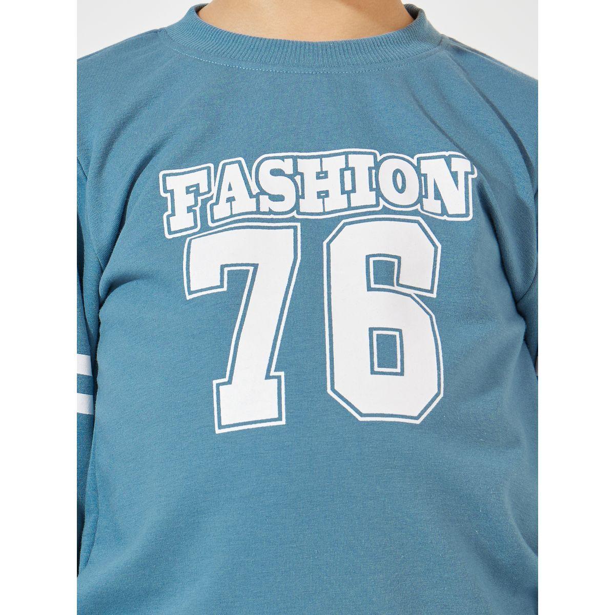 Styli Varsity Print Lightweight Sweatshirt & Joggers Set-boys-clothing-setsandcoords-image-3