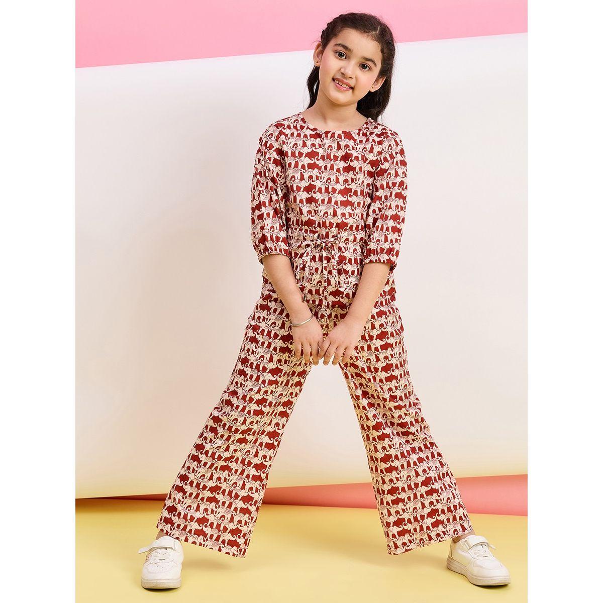 مجموعة من بنطال مع بلوزة مطبعة بطبعة حيوان ستايلو بَج × ستايلي-girls-clothing-setsandcoords-image-1