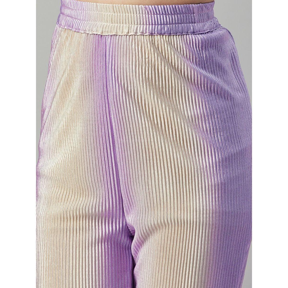 Stylo Bug X Styli Plisse Halter Neck Crop Top & Pants Set-girls-clothing-setsandcoords-image-7