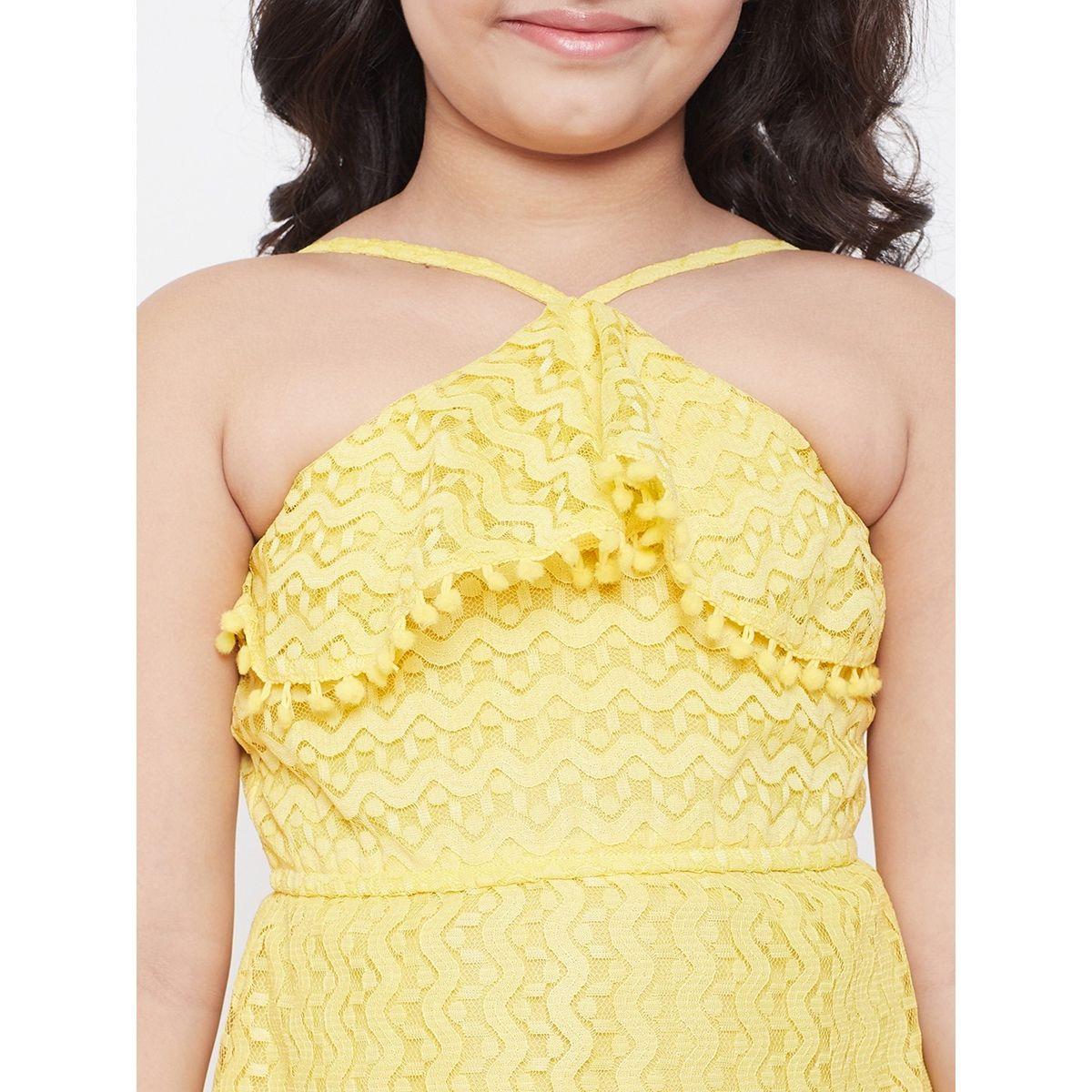 Stylo Bug X Styli Halter Neck Lace Detail Mini Dress-girls-clothing-dressesandjumpsuits-image-5