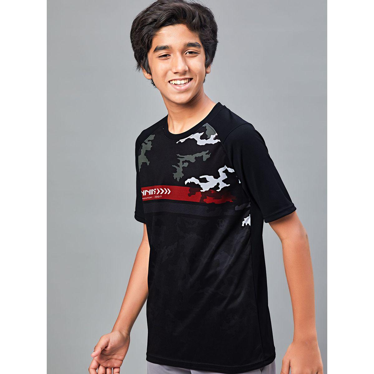 Technosport X Styli  Printed Slim Fit T-Shirt with Technolite-boys-clothing-tshirtsandpolos-image-2