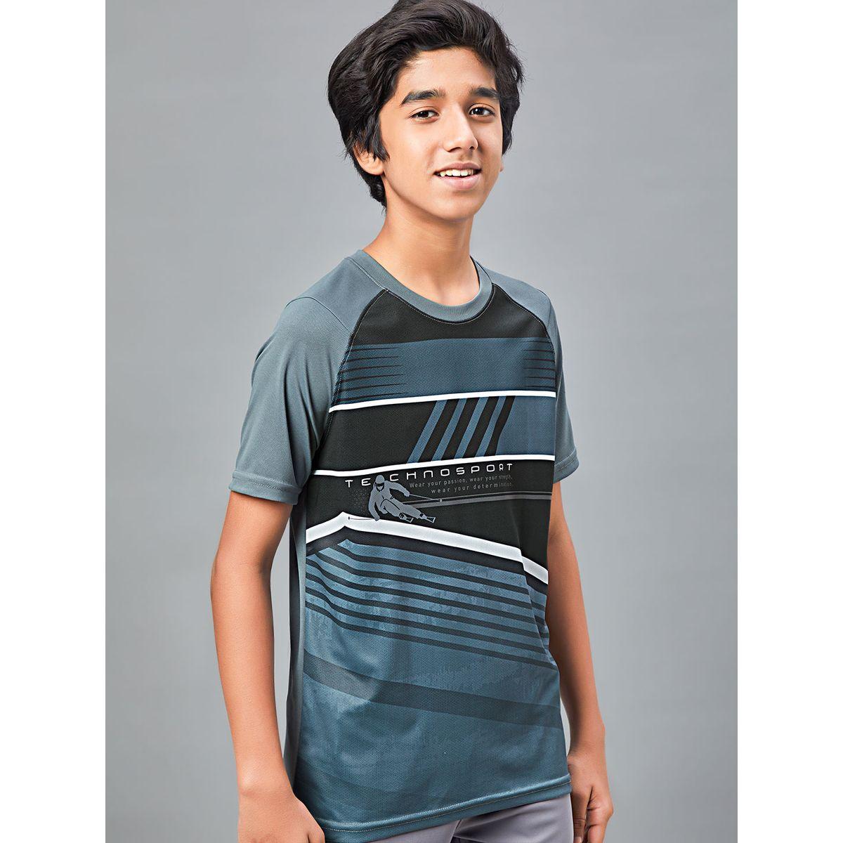 Technosport X Styli  Printed Slim Fit T-Shirt with Technolite-boys-clothing-tshirtsandpolos-image-3
