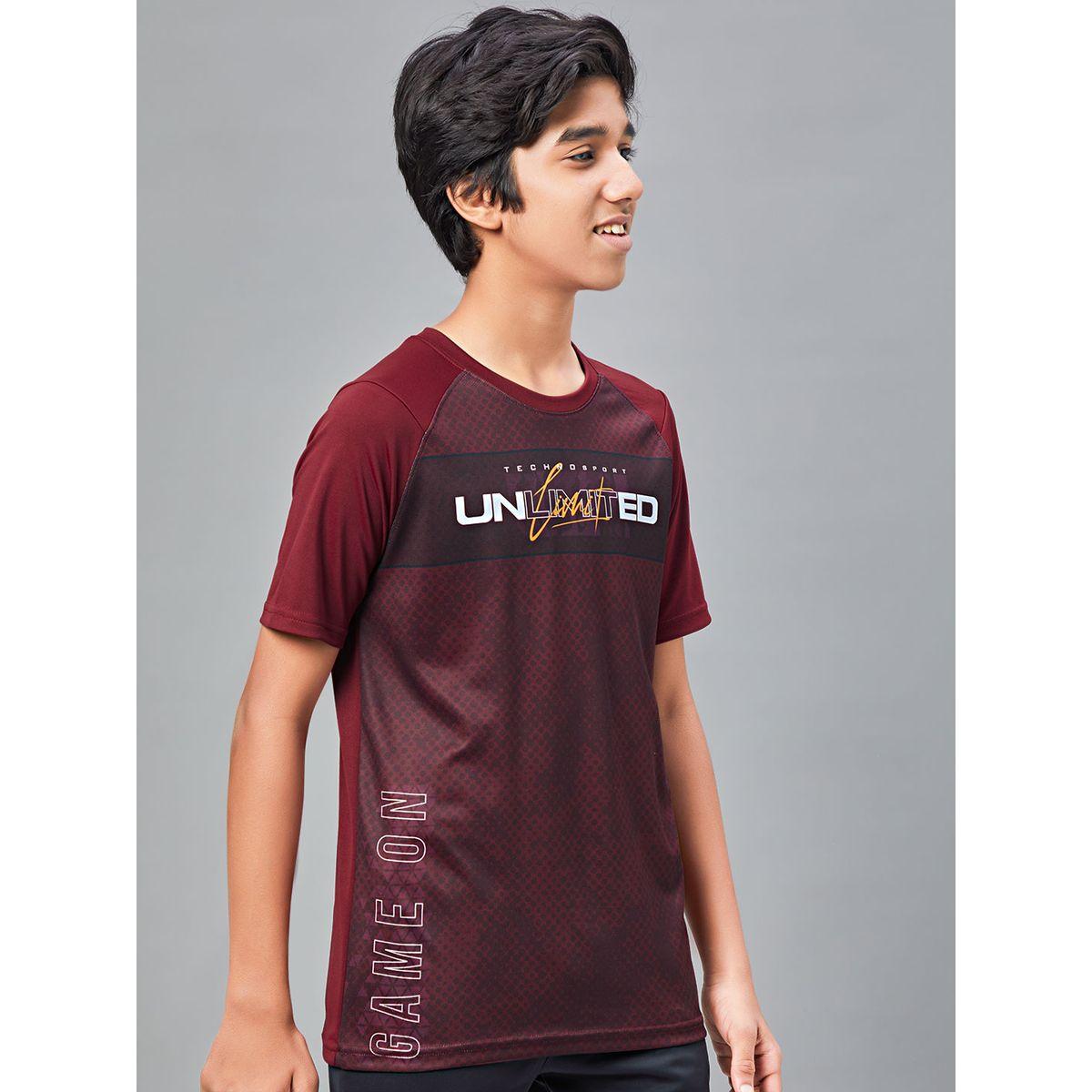 Technosport X Styli  Printed Slim Fit T-Shirt with Technolite-boys-clothing-tshirtsandpolos-image-3