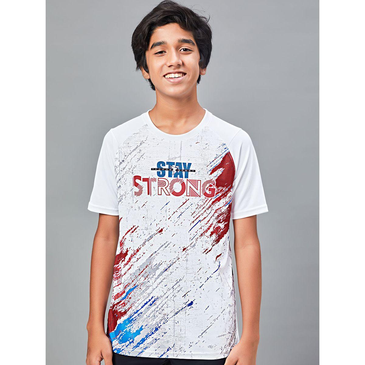 Technosport X Styli  Printed Slim Fit T-Shirt with Technolite-boys-clothing-tshirtsandpolos-image-1