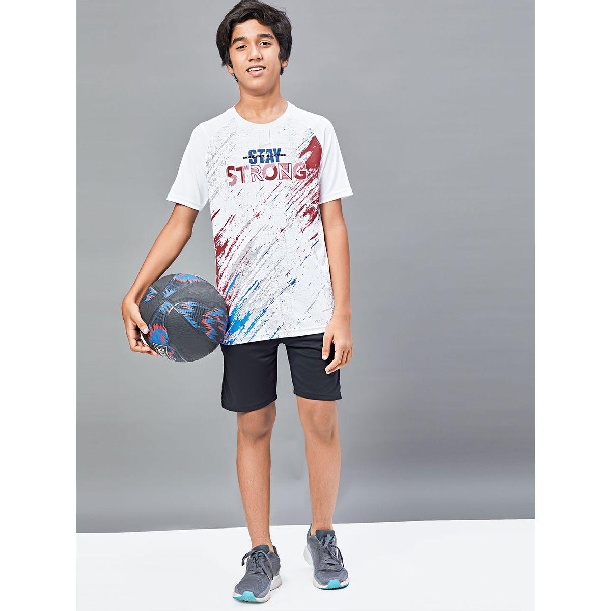 تيشيرت مطبع بقصة سليم فت تكنوسبورت × ستايلي-boys-clothing-tshirtsandpolos-image-6