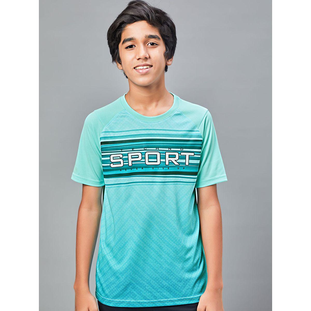 Technosport X Styli  Printed Slim Fit T-Shirt with Technolite-boys-clothing-tshirtsandpolos-image-1