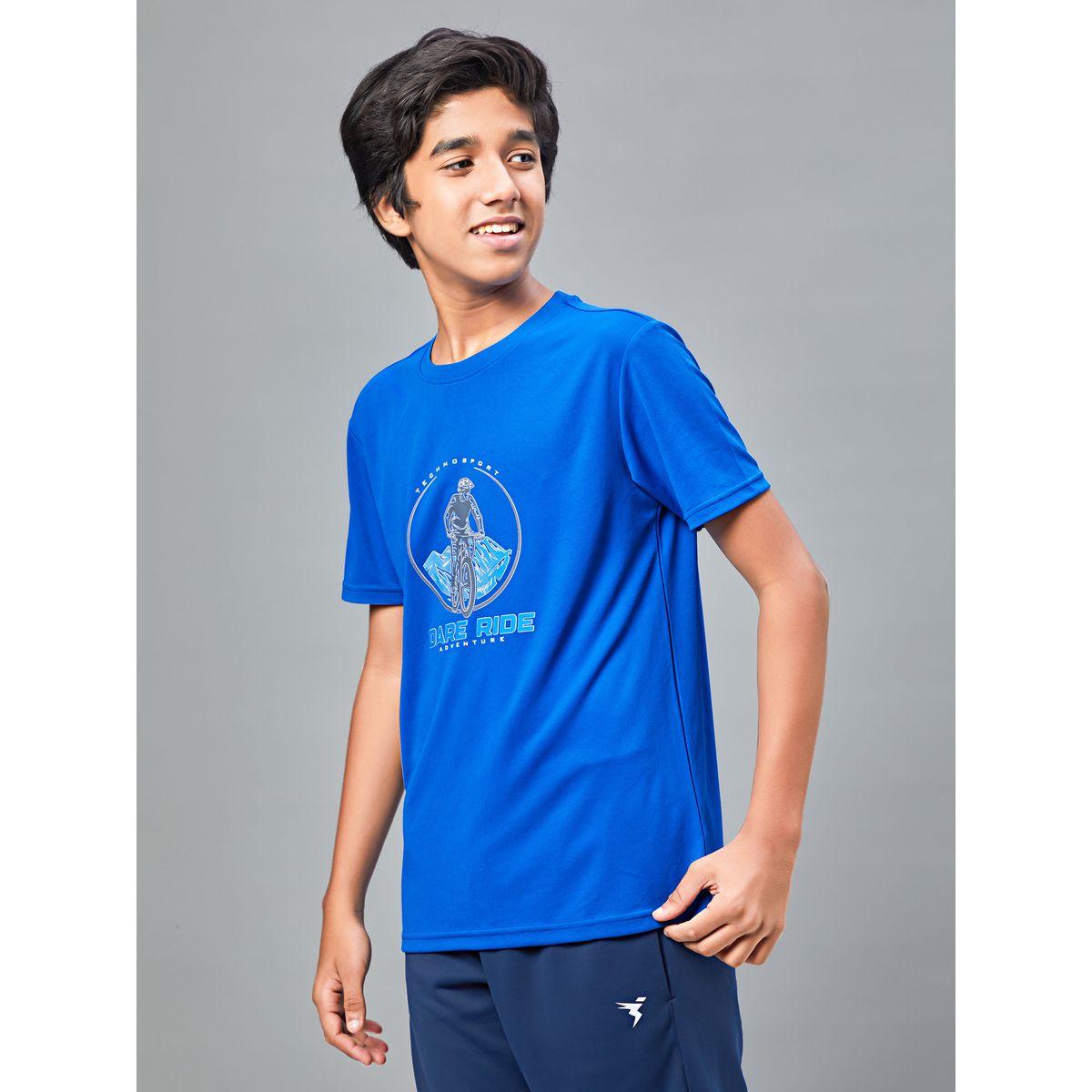 Technosport X Styli  Printed Slim Fit Round Neck T-shirt with Technocool+-boys-clothing-tshirtsandpolos-image-2