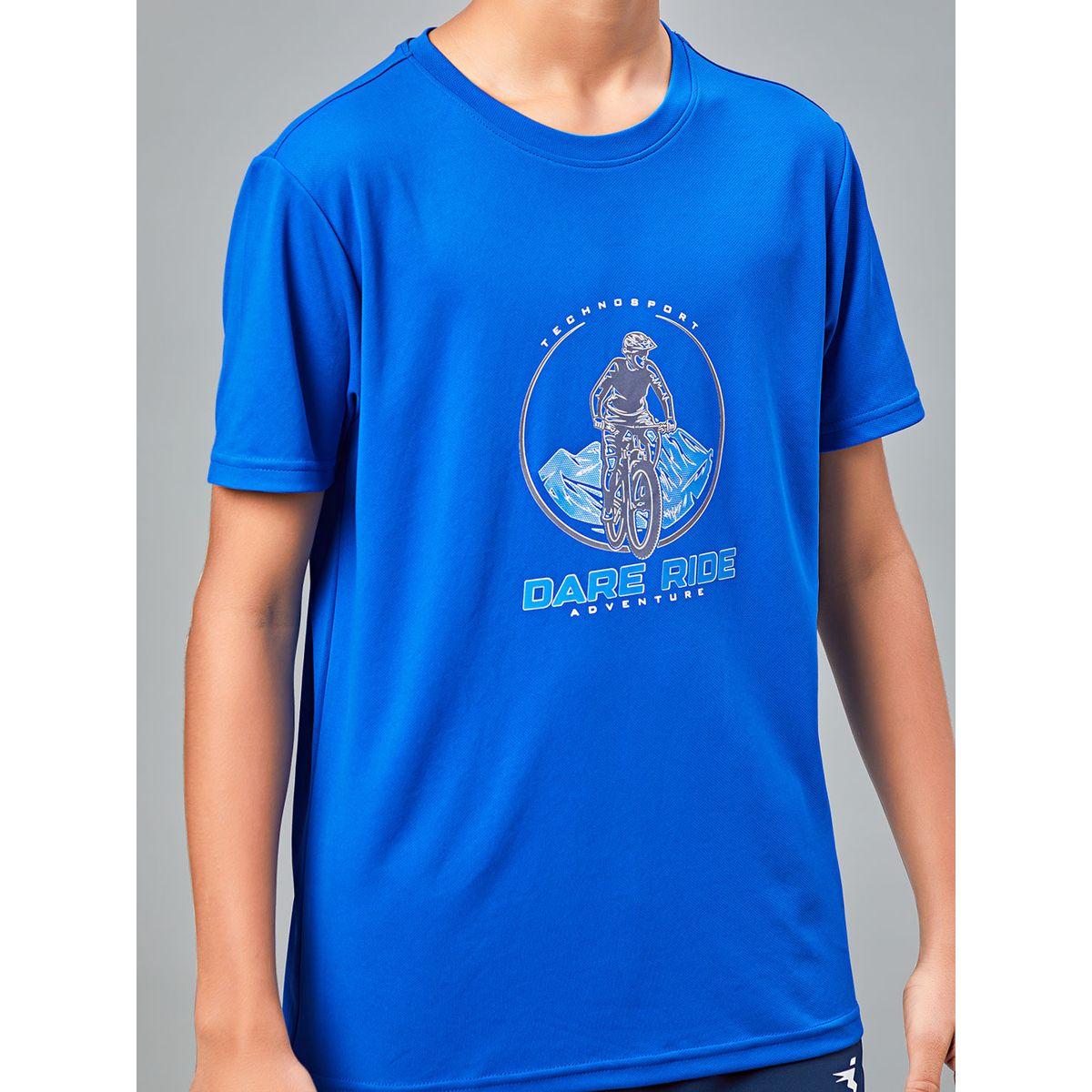Technosport X Styli  Printed Slim Fit Round Neck T-shirt with Technocool+-boys-clothing-tshirtsandpolos-image-4