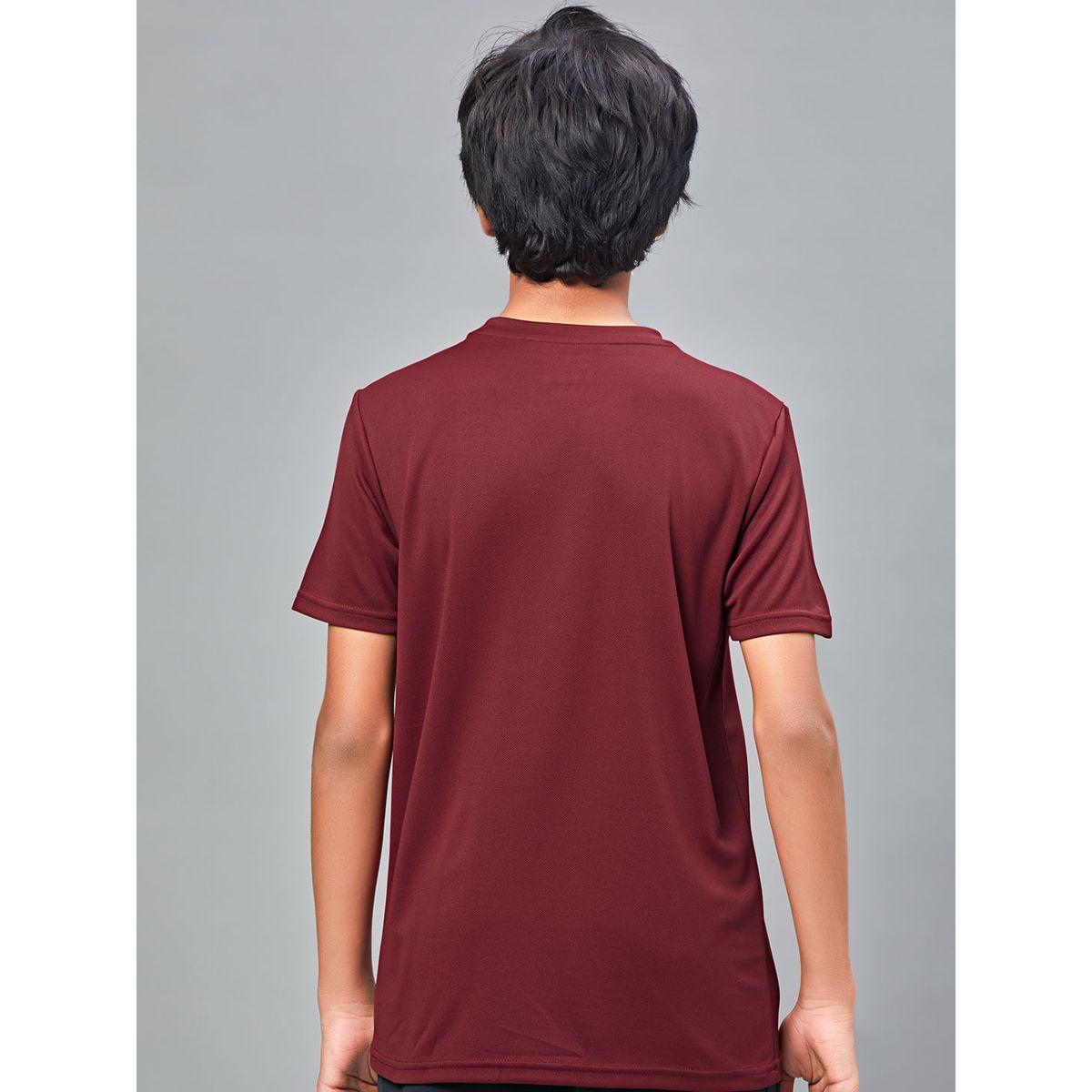 تيشيرت بياقة دائرية وقصة سليم فت تكنوسبورت × ستايلي-boys-clothing-tshirtsandpolos-image-4
