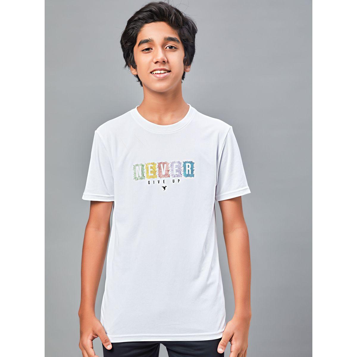 Technosport X Styli  Printed Slim Fit Round Neck T-shirt with Technocool+-boys-clothing-tshirtsandpolos-image-1