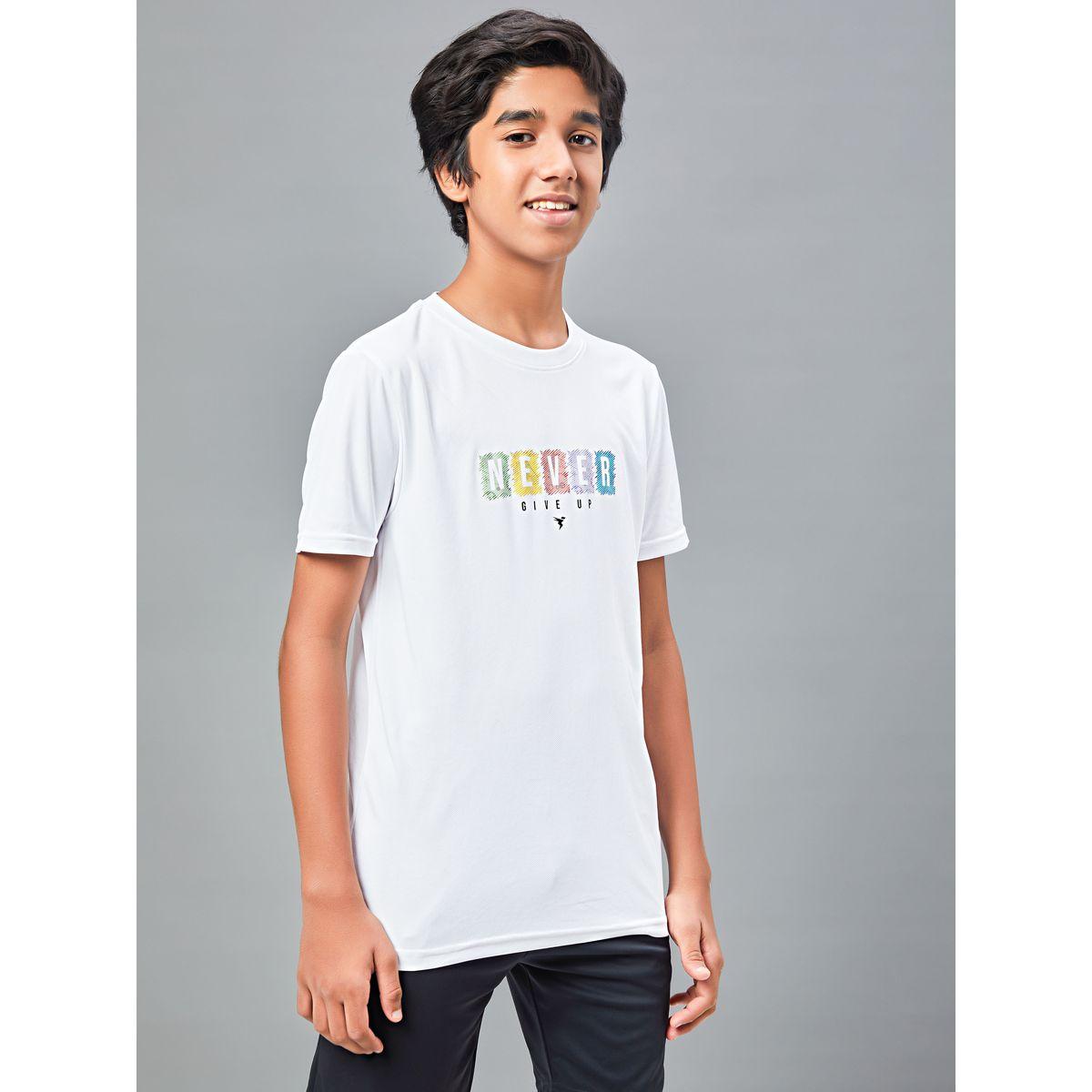 Technosport X Styli  Printed Slim Fit Round Neck T-shirt with Technocool+-boys-clothing-tshirtsandpolos-image-3