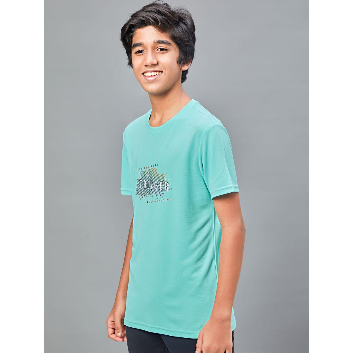 Technosport X Styli  Printed Slim Fit Round Neck T-shirt with Technocool+-boys-clothing-tshirtsandpolos-image-2