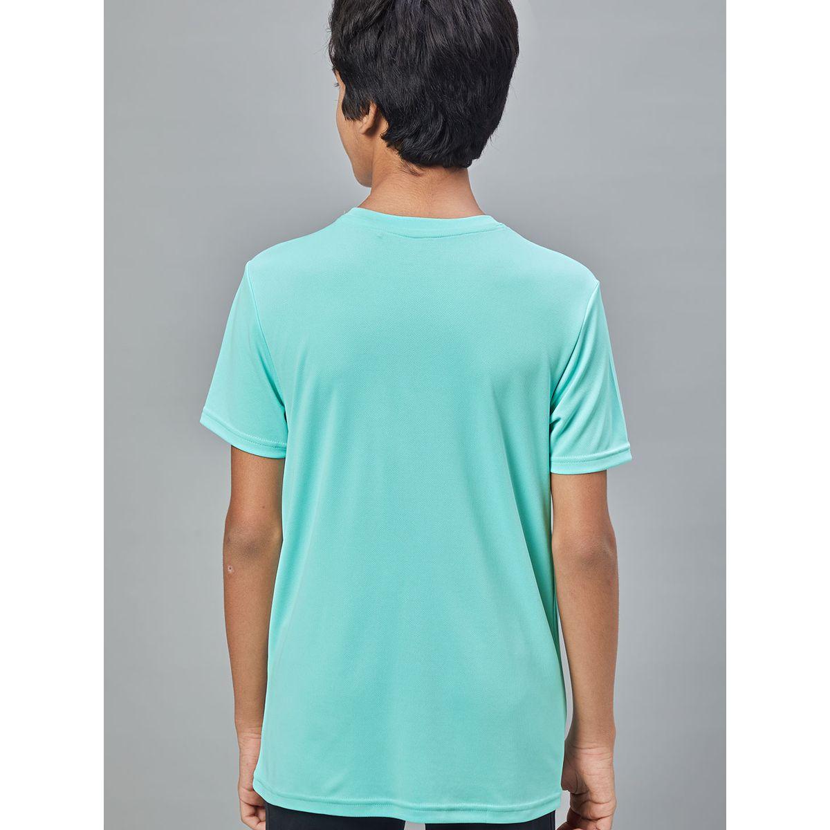 تيشيرت بياقة دائرية وقصة سليم فت تكنوسبورت × ستايلي-boys-clothing-tshirtsandpolos-image-5