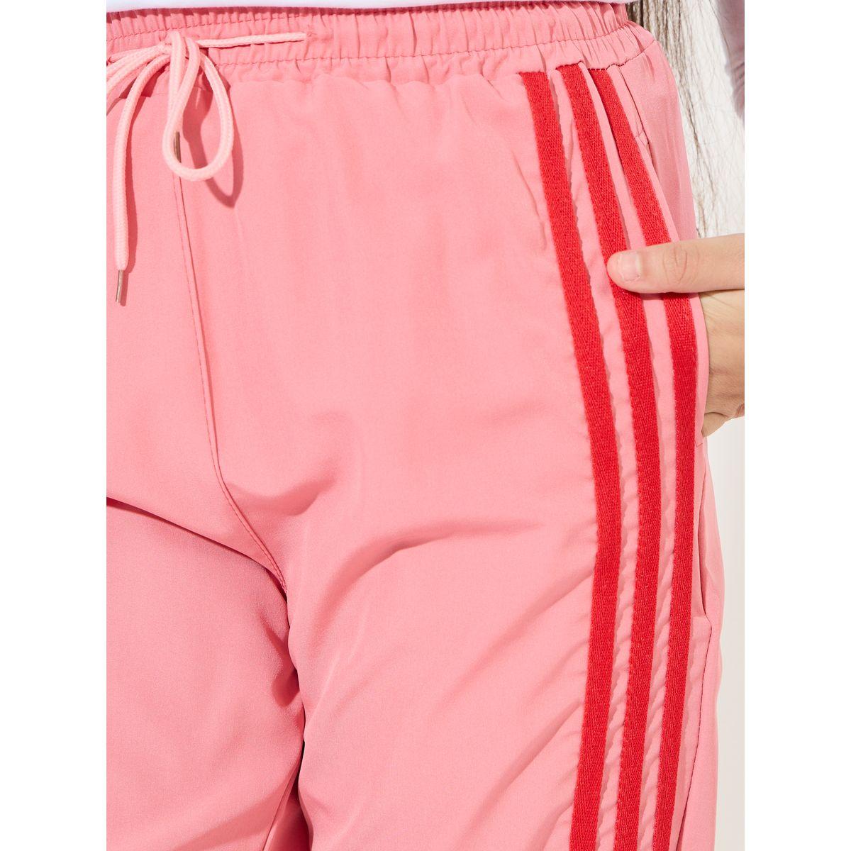 بنطال مزين باشرطة مع رباط خصر-girls-clothing-bottoms-trousers-image-2