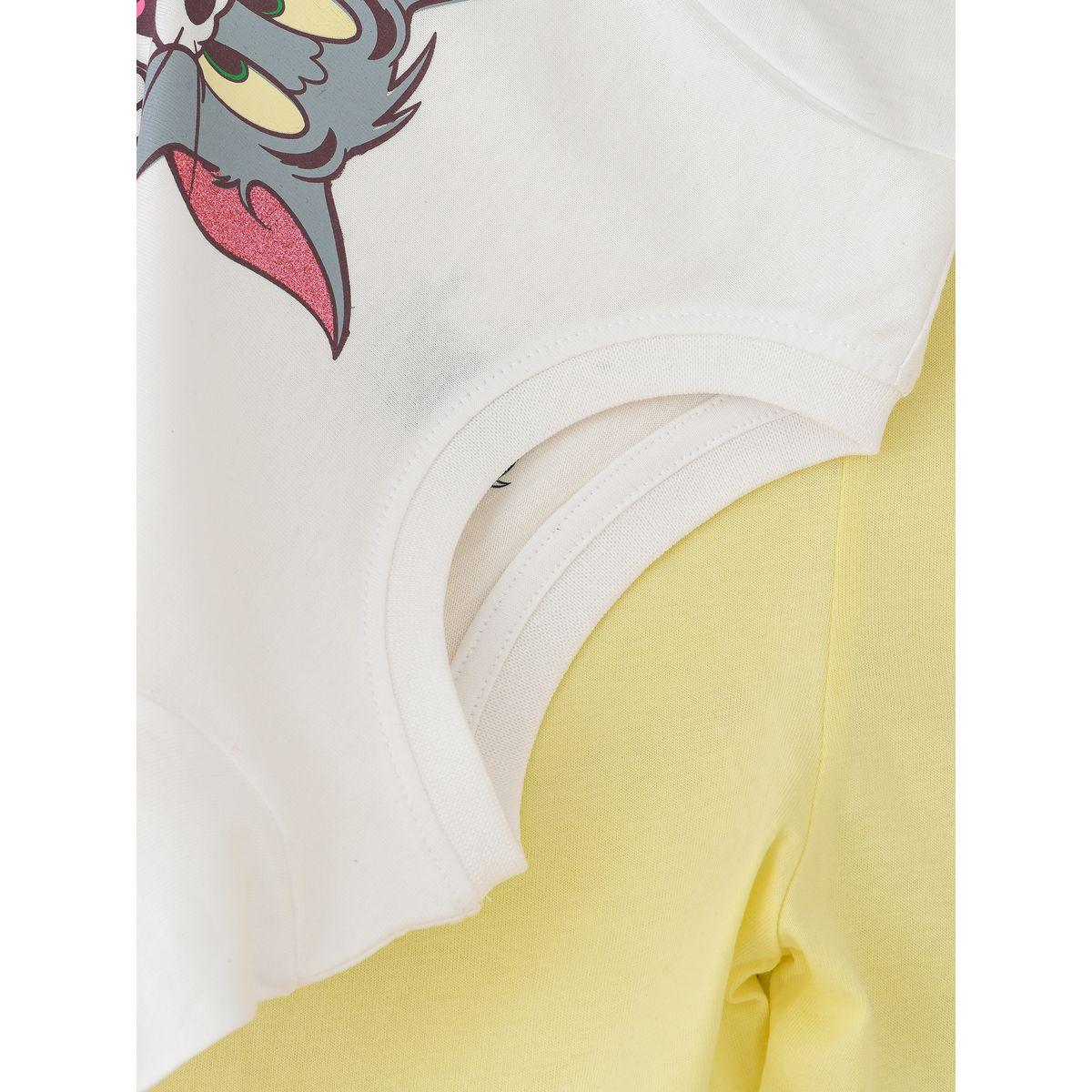 URBAN HAUL X Styli  Tom & Jerry Graphic T-Shirt & Pyjama Set-girls-clothing-nightwear-image-3