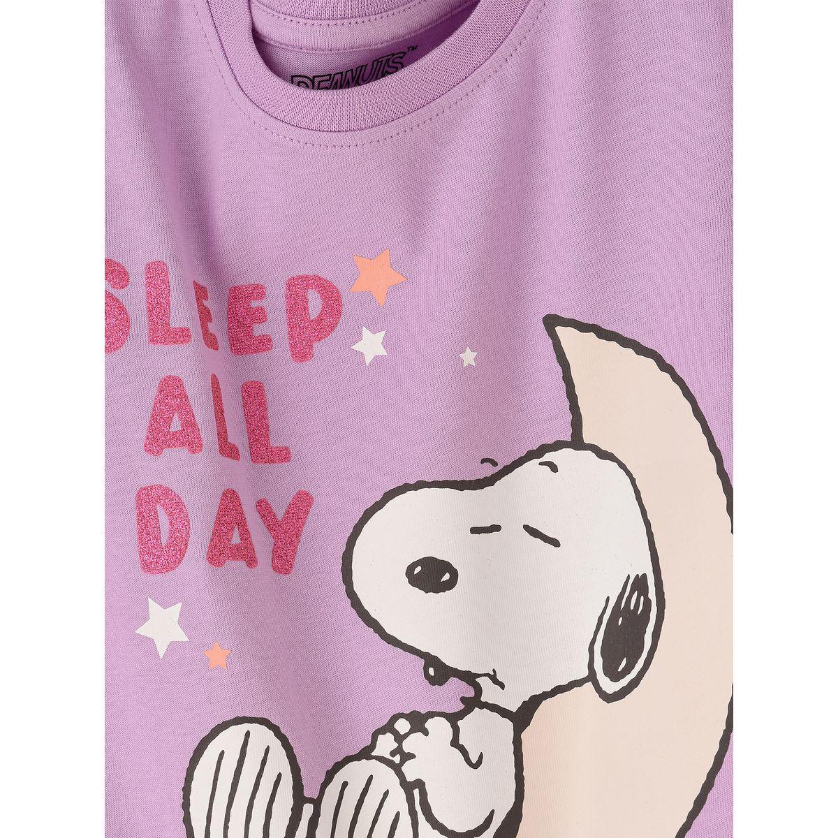 طقم من بنطال بيجاما مع تيشيرت بطبعة جرافيك أوربان هُول × ستايلي-girls-clothing-nightwear-image-2
