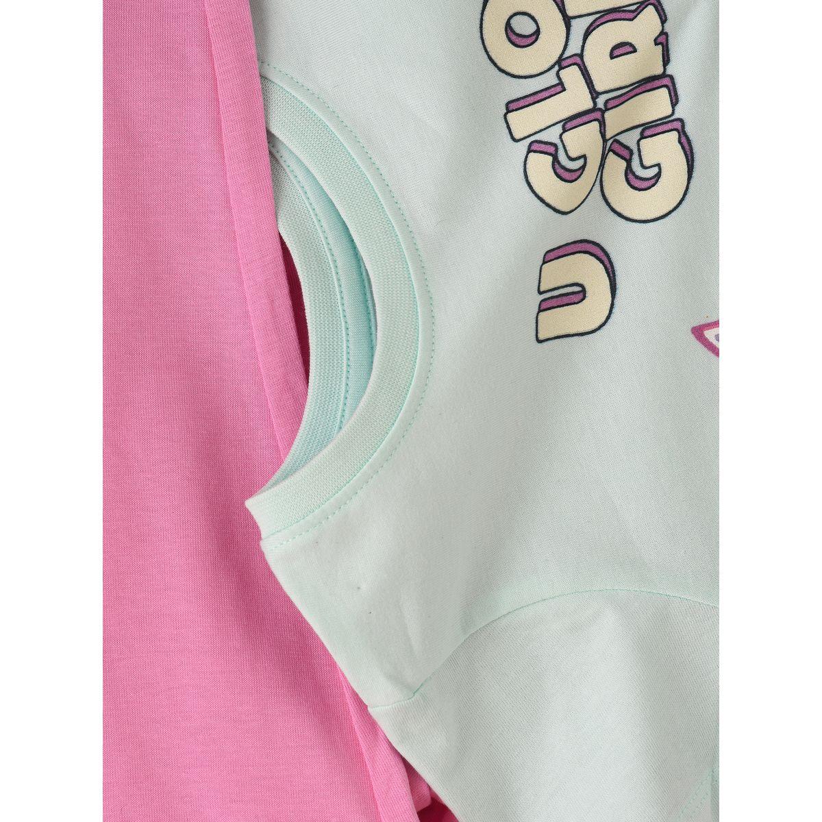 URBAN HAUL X Styli  LOL Surprise Print T-Shirt & Pyjama Set-girls-clothing-nightwear-image-3