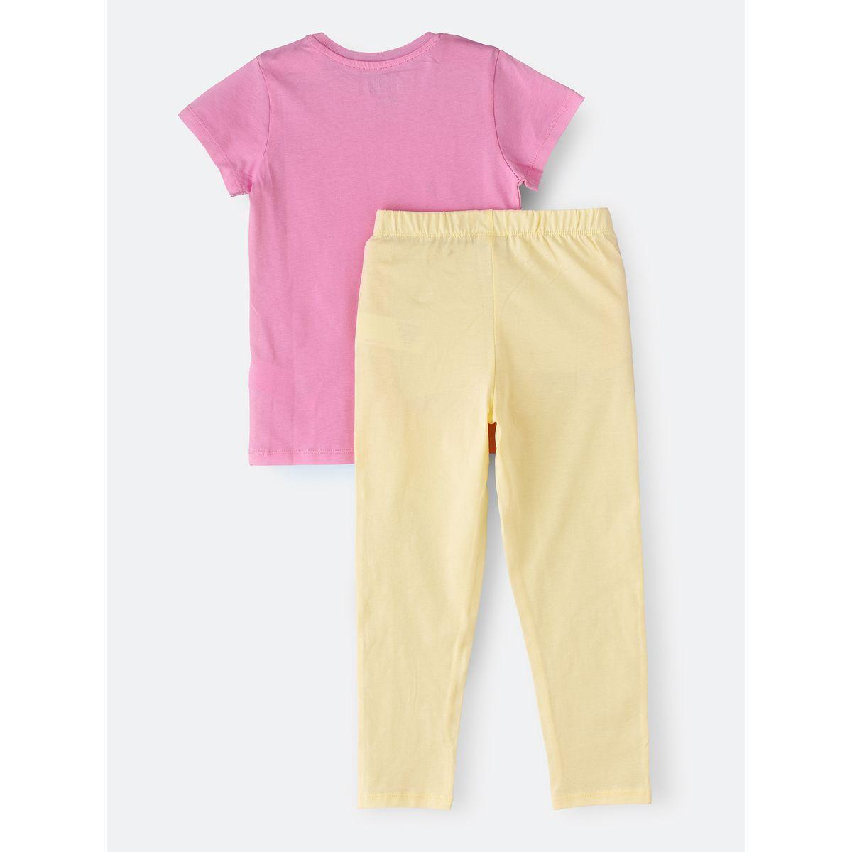URBAN HAUL X Styli  LOL Surprise Print T-Shirt & Pyjama Set-girls-clothing-nightwear-image-3
