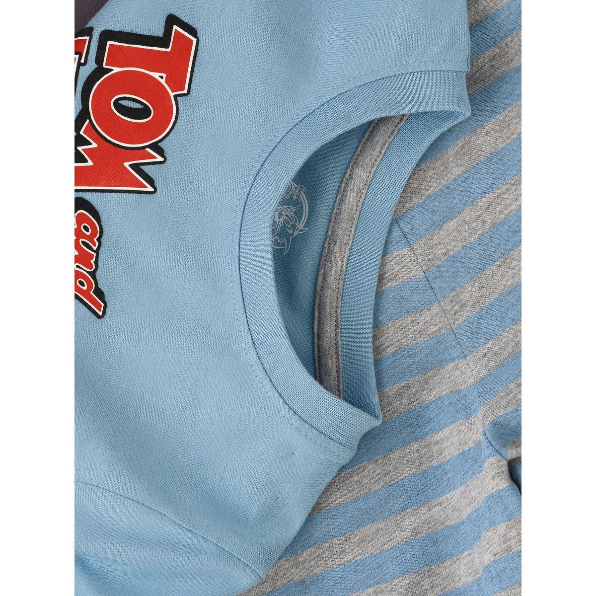 طقم من بنطال بيجاما مع تيشيرت بطبعة توم وجيري أوربان هُول × ستايلي-boys-clothing-nightwear-image-4