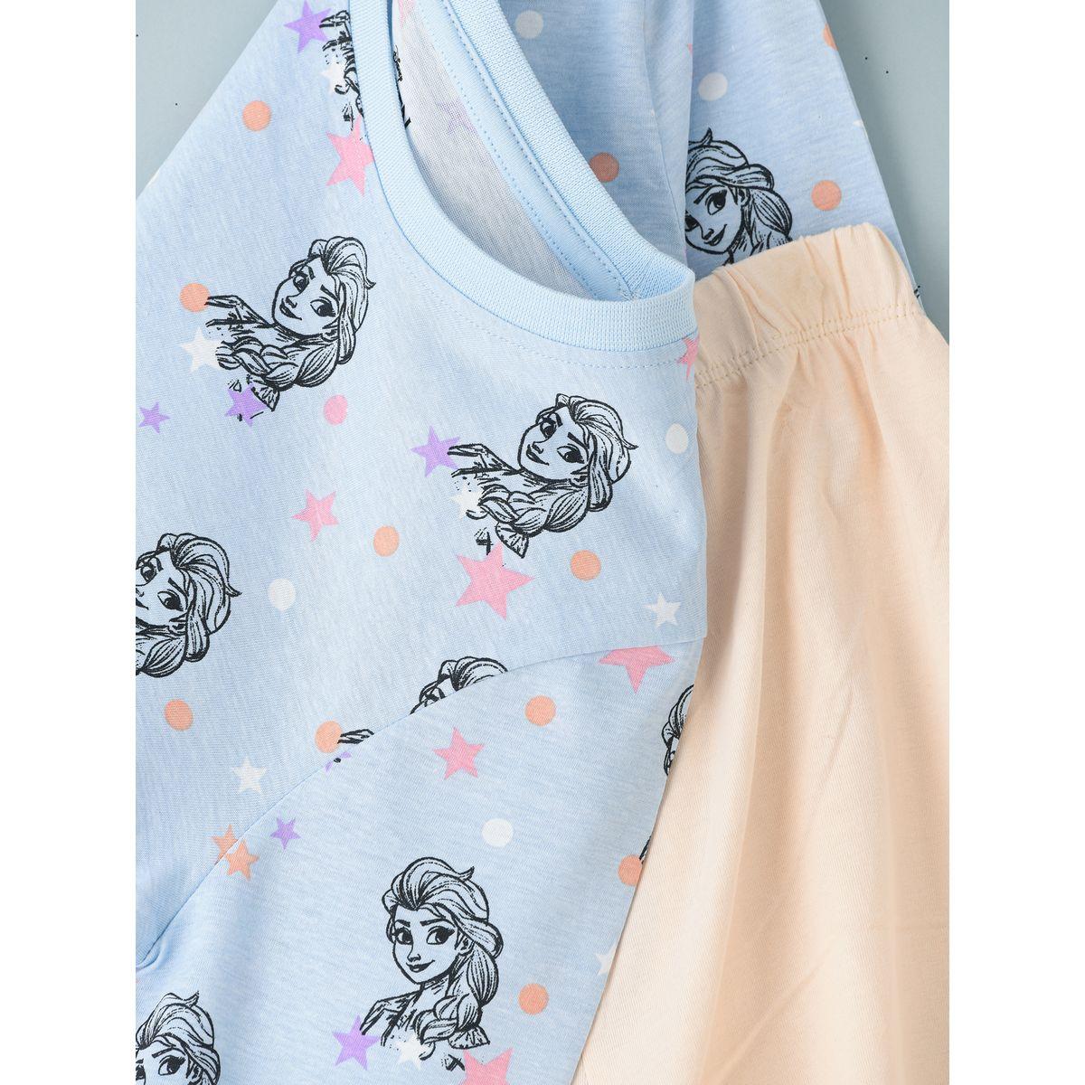 طقم من بنطال بيجاما مع تيشيرت بطبعة ديزني أوربان هُول × ستايلي-girls-clothing-nightwear-image-4