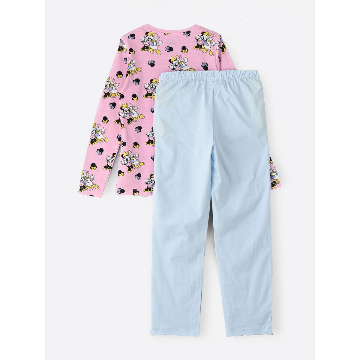 طقم من بنطال بيجاما مع تيشيرت بطبعة ديزني أوربان هُول × ستايلي-girls-clothing-nightwear-image-3