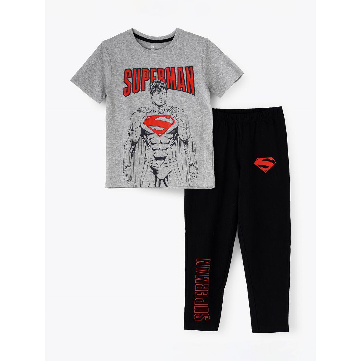 طقم من بنطال بيجاما مع تيشيرت بطبعة جرافيك أوربان هُول × ستايلي-boys-clothing-nightwear-image-1