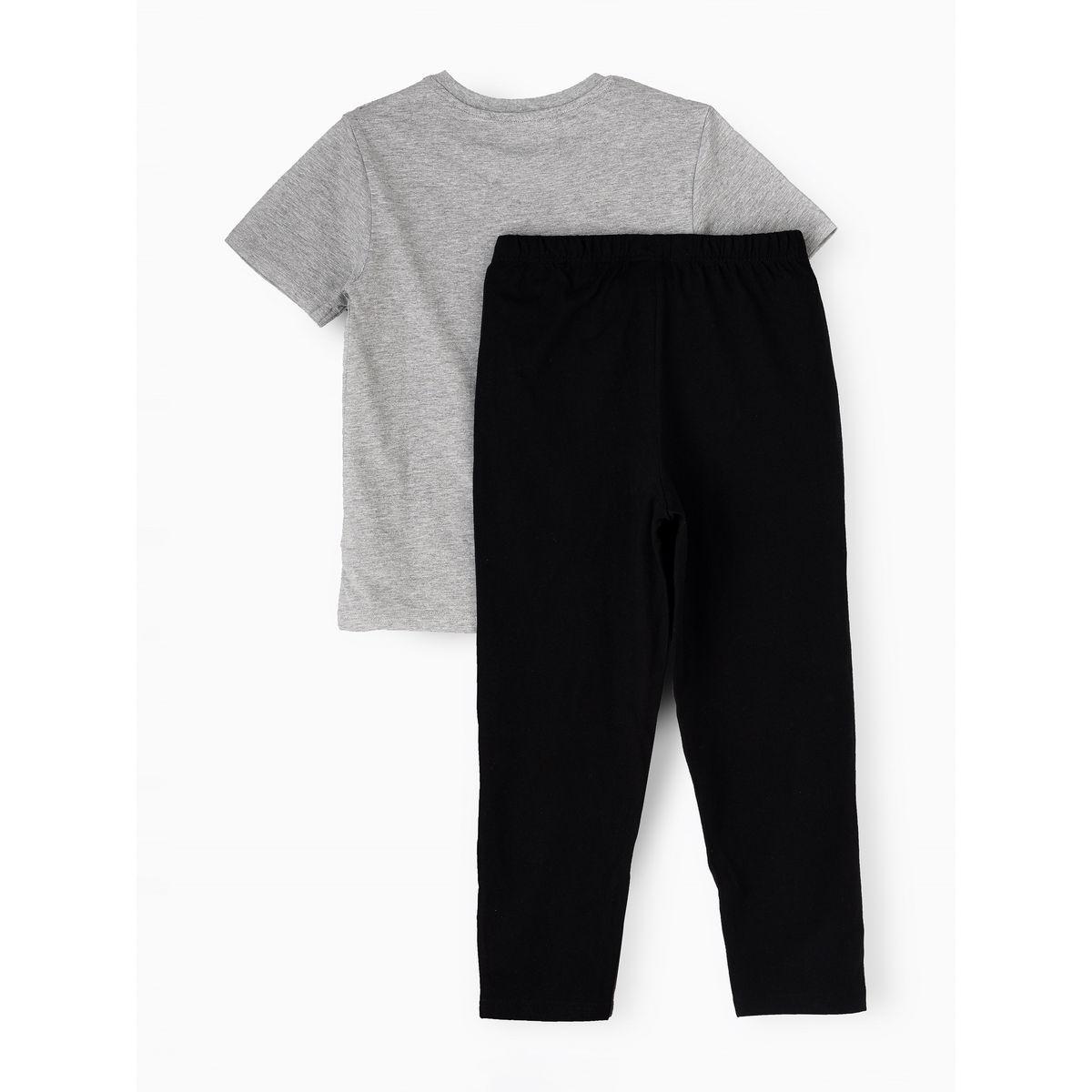 طقم من بنطال بيجاما مع تيشيرت بطبعة جرافيك أوربان هُول × ستايلي-boys-clothing-nightwear-image-3