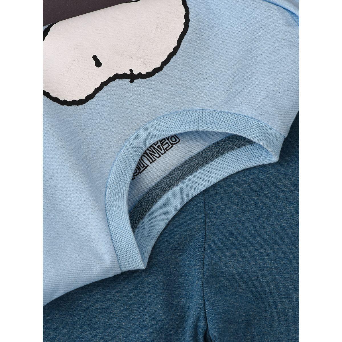 URBAN HAUL X Styli  Snoopy Graphic T-Shirt & Pyjama Set-boys-clothing-nightwear-image-4