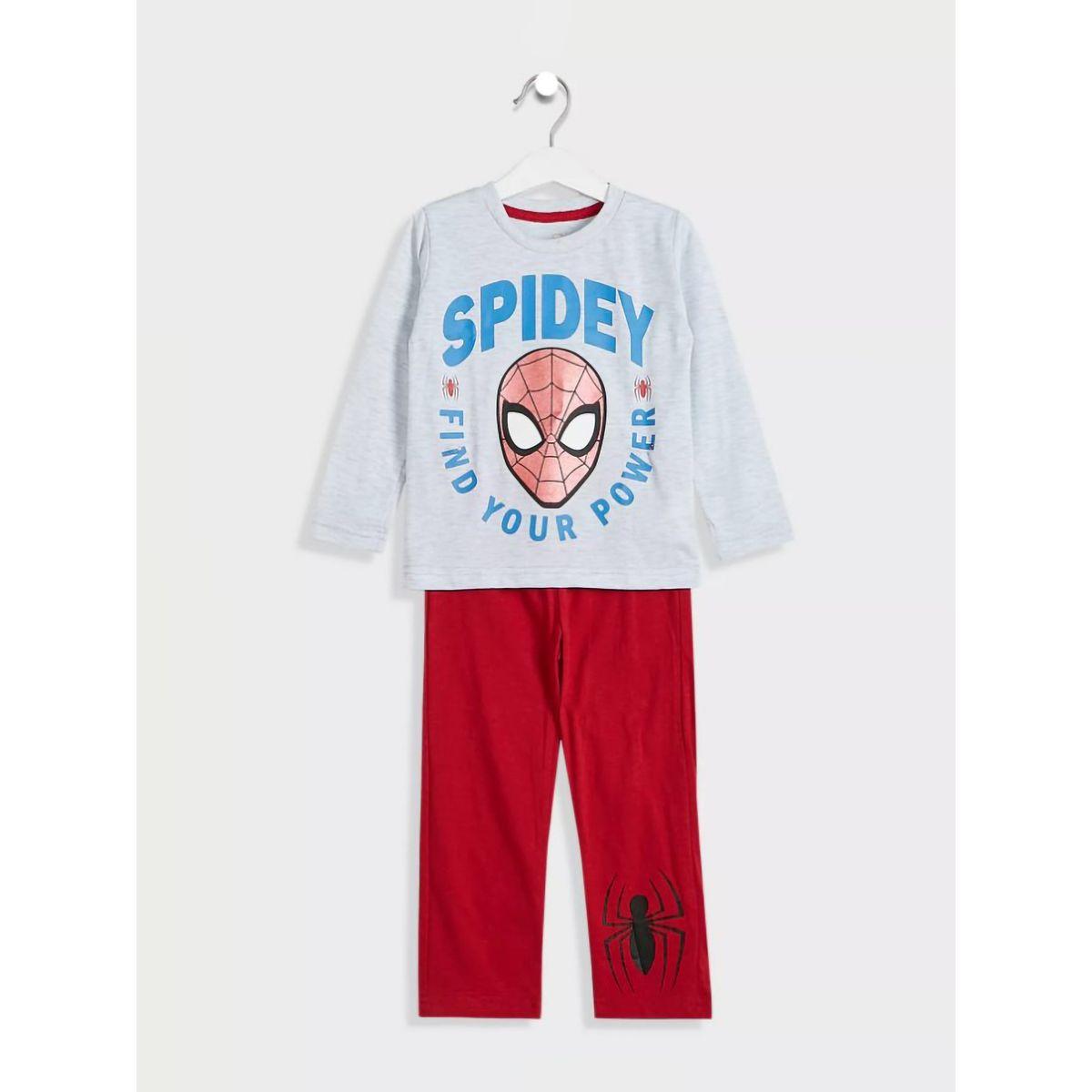 URBAN HAUL X Styli  Marvel Spider Man Graphic T-Shirt & Pyjama Set-boys-clothing-nightwear-image-1