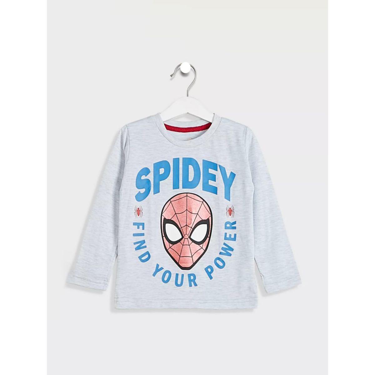 URBAN HAUL X Styli  Marvel Spider Man Graphic T-Shirt & Pyjama Set-boys-clothing-nightwear-image-2