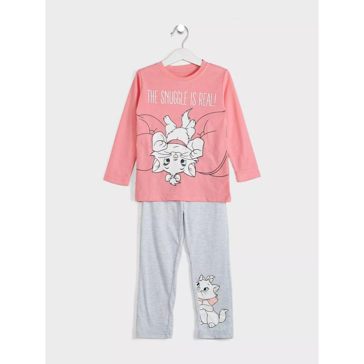 طقم من بنطال بيجاما مع تيشيرت بطبعة جرافيك أوربان هُول × ستايلي-girls-clothing-nightwear-image-1