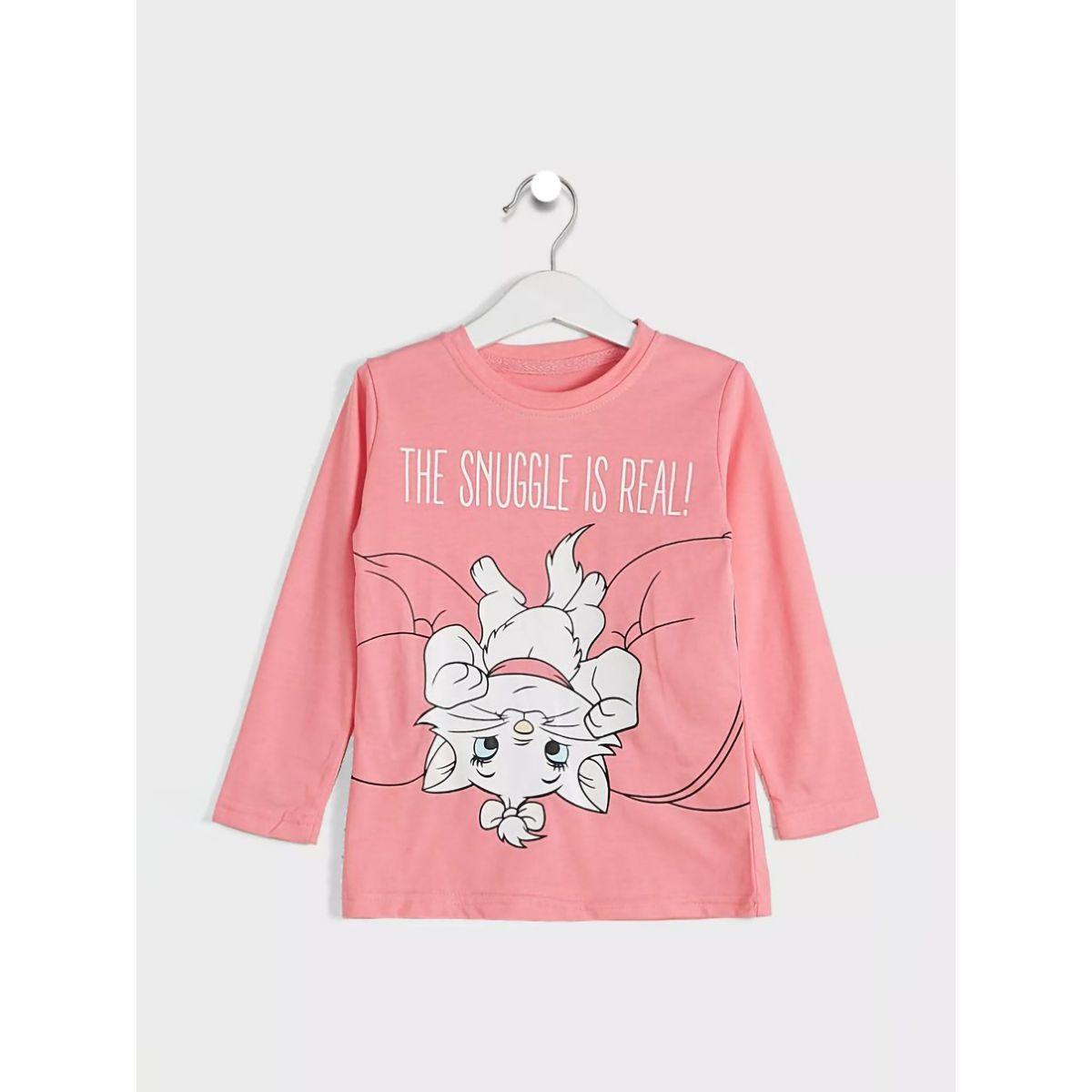 طقم من بنطال بيجاما مع تيشيرت بطبعة جرافيك أوربان هُول × ستايلي-girls-clothing-nightwear-image-2