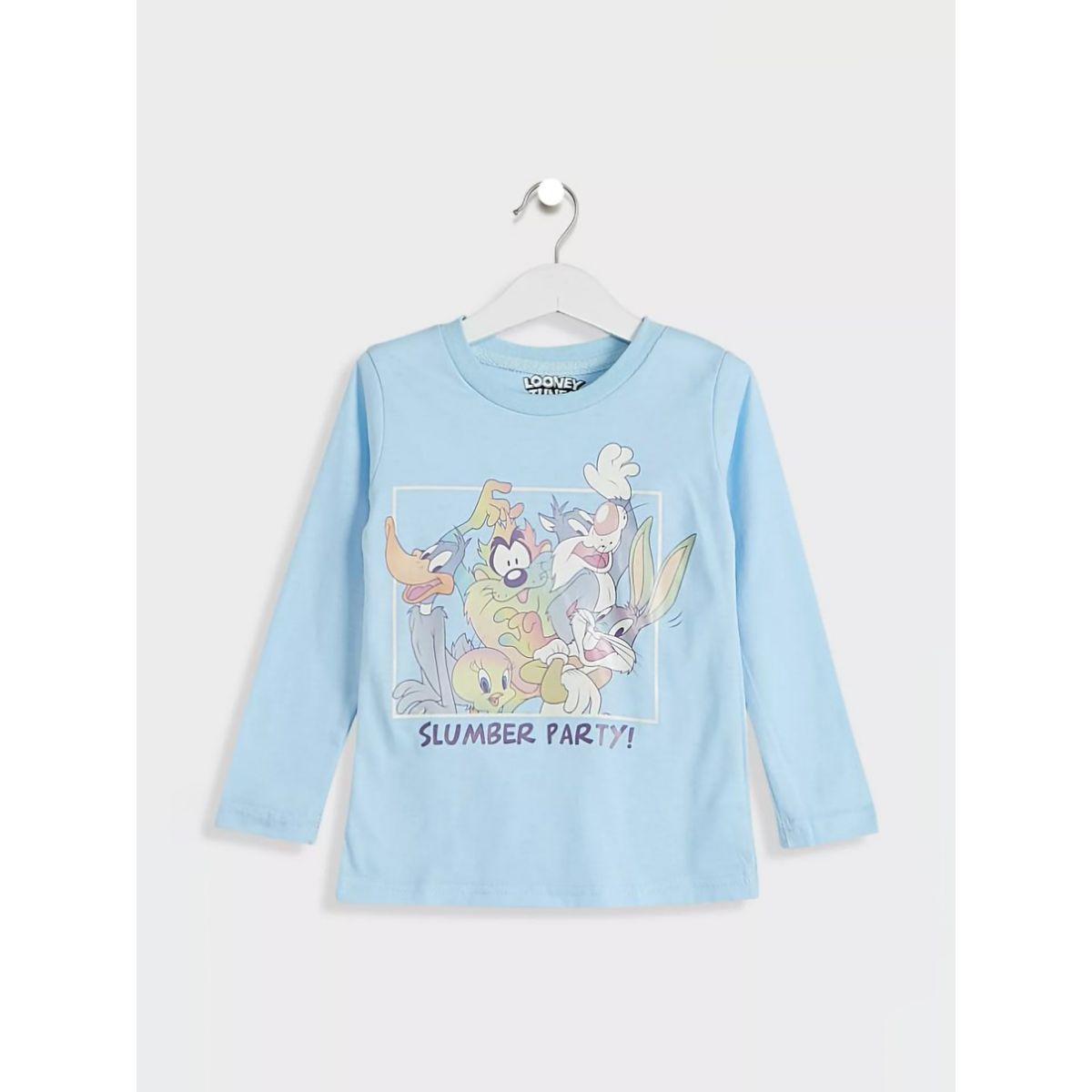 طقم من بنطال بيجاما مع تيشيرت بطبعة جرافيك أوربان هُول × ستايلي-girls-clothing-nightwear-image-2